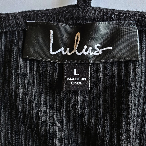 Lulu's dress Grenada Black lace-up NEW - Picture 9 of 10
